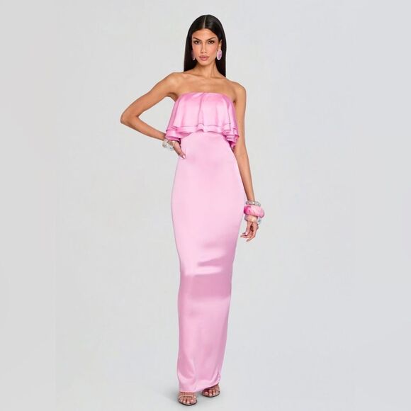 NWT RETROFÊTE QUEENIE DRESS in Camellia - Picture 2 of 11